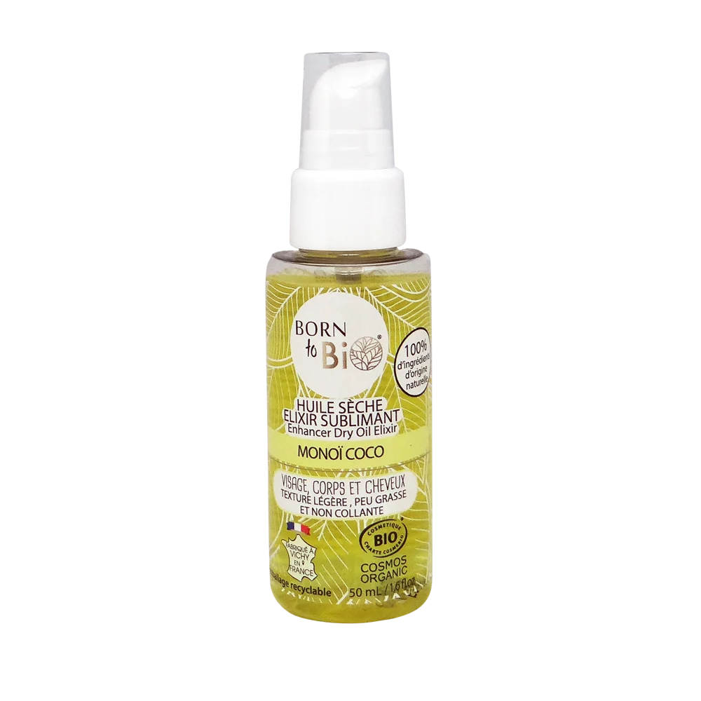 Huile Sèche Elixir Sublimant Monoï Coco - Certifiée Bio