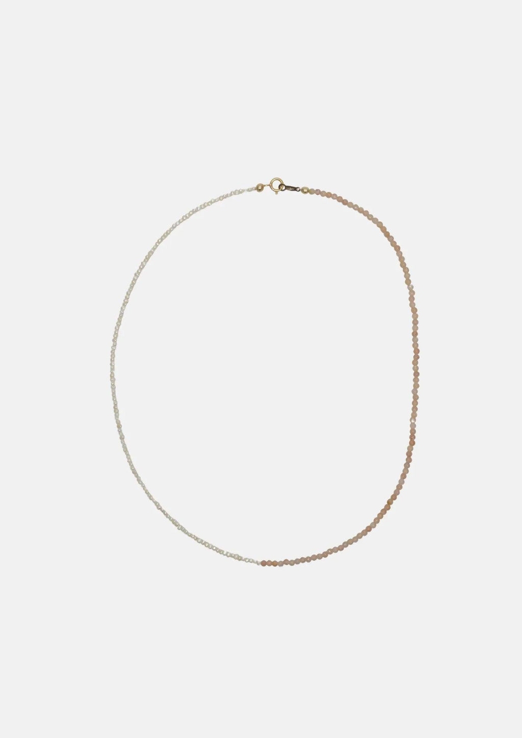 Collier Emmie bi-matière en perles